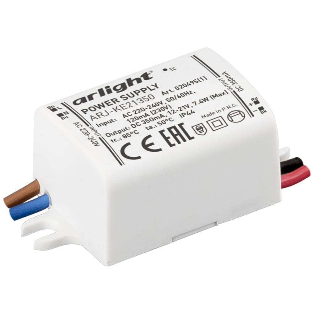 Драйвер Arlight ARJ-KE21350 12-21V 7,4W IP44 0,35A 020495(1)