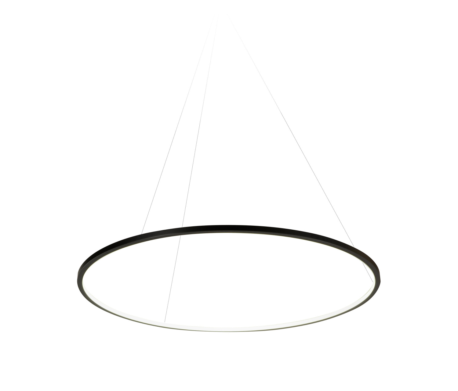 Люстра Circular Inward Light Surface/Recessed ø300 черная